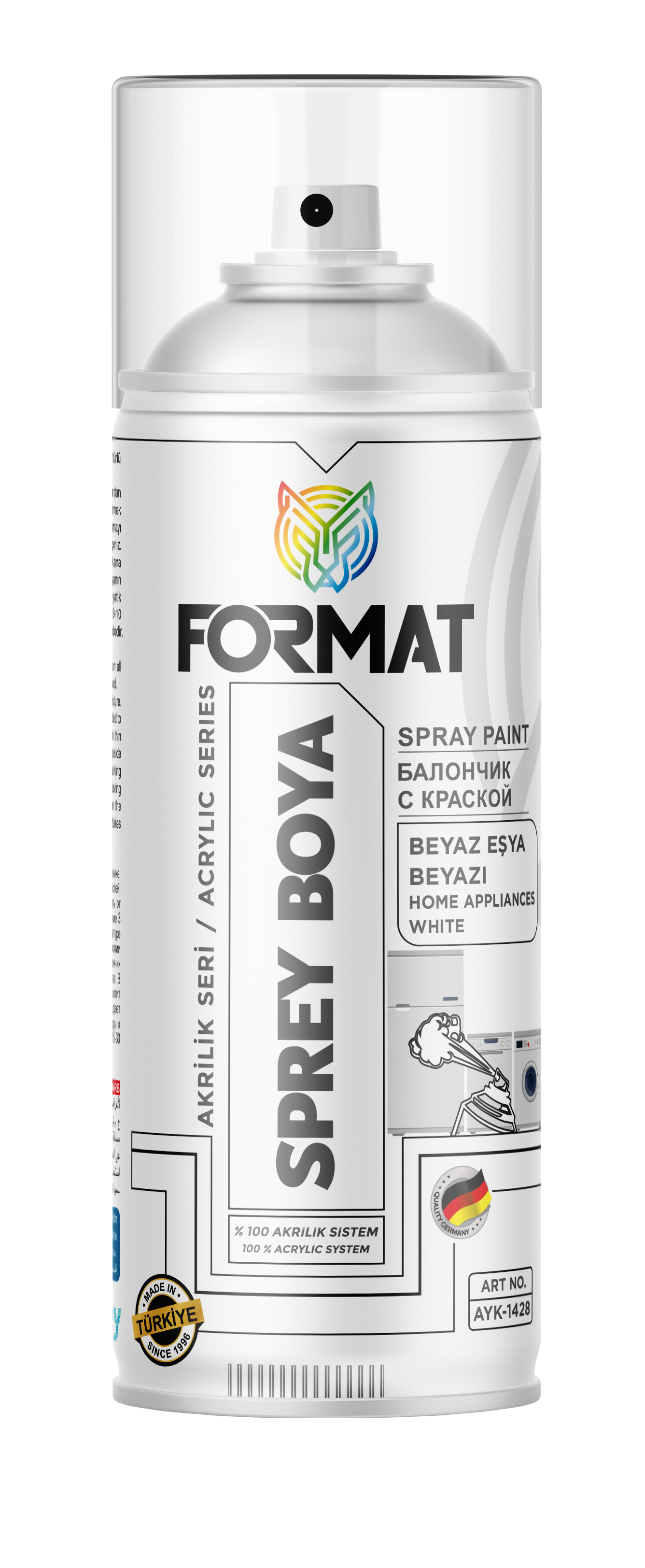 FORMAT RAL 9003 BEYAZ SPREY BOYA 400 ML